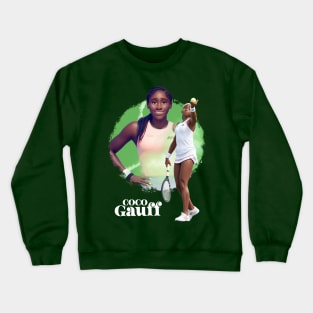 Coco Gauff anime cartoon Crewneck Sweatshirt